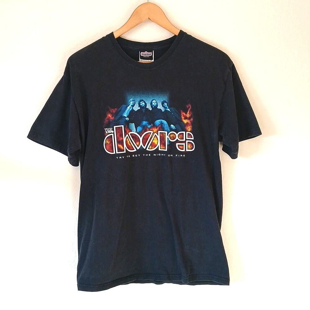 The Doors 2005 Try to set the night on fire winterland tee classic rock